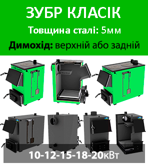котел зубр класичний з плитою
